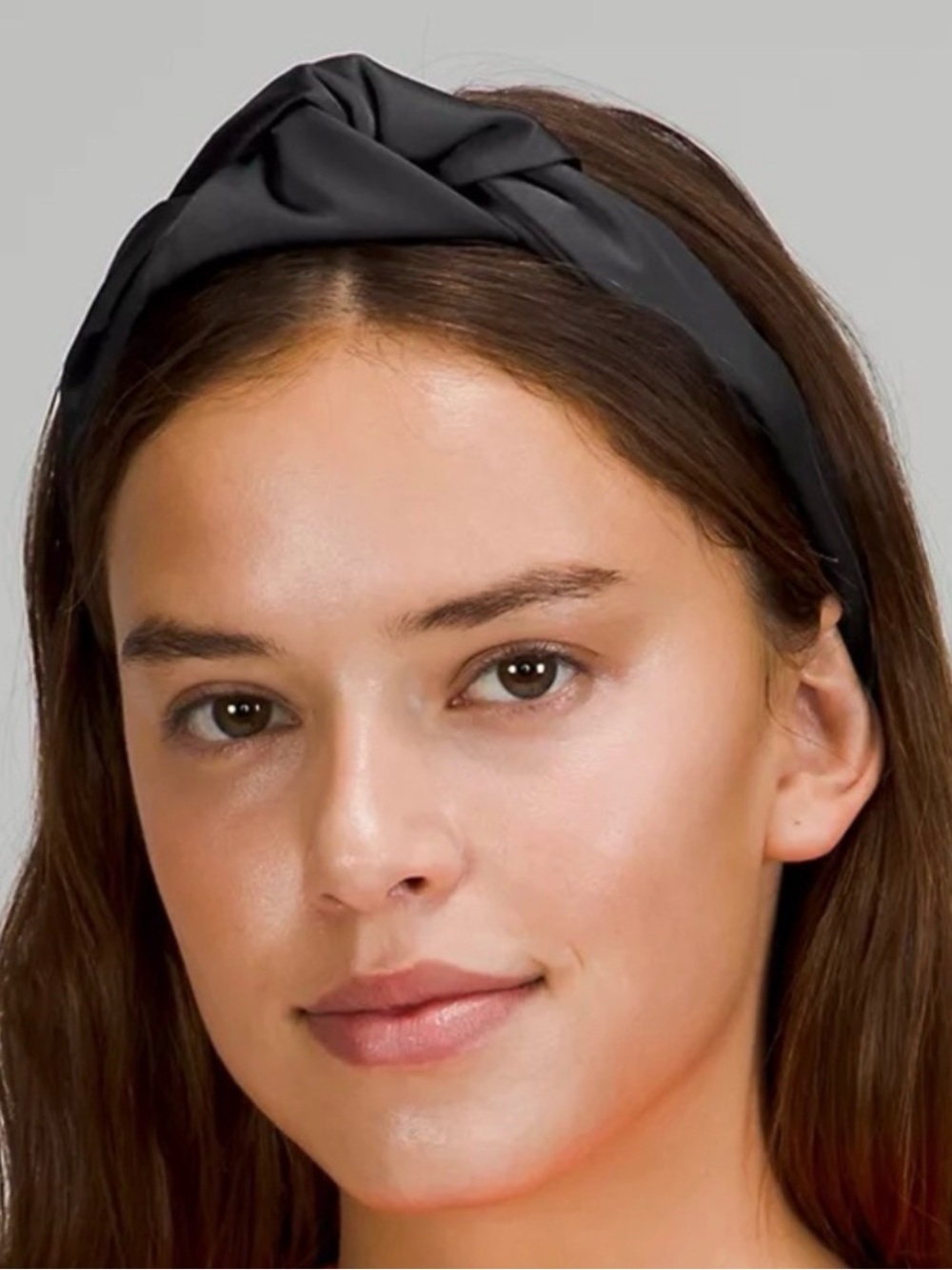 lululemon athletica Twisted Satin Headband in Black #2025